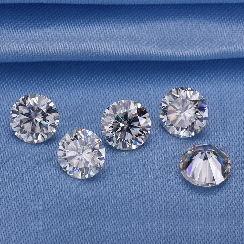 Ningxun Size 3.25-15mm Cubic Zirconia Stones Round Brilliant 5A White Color 5mm CZ Loose Gemstones Synthetic For Ring,Pendant Jewelry Making - Image 1